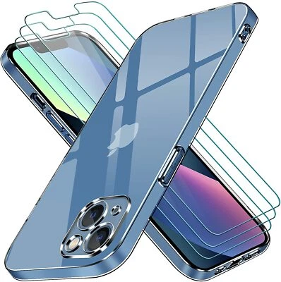 Coque Antichoc pour iPhone 13 Pro Max 14 12 11,XR,X,XS,8,7 + Verre trempé - Imagen 1 de 4