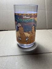 5" Vintage 1994 Burger King Walt Disney's Pocahontas Glass Powhatan And Kocoum