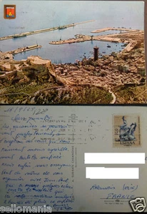 POSTAL DE ALICANTE 1965 VISTA DEL PUERTO AEREA AERIAL POSTCARD POSTKARTE CC03128 - Bild 1 von 1