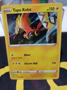 Tapu Koko 061/189  Holo Rare Pokemon Darkness Ablaze - NM/M TCG PWE - Picture 1 of 2