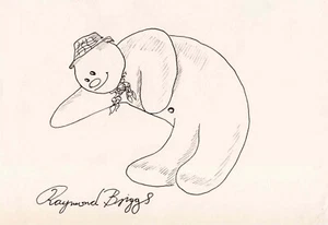 Raymond Briggs original drawing from The Snowman - Picture 1 of 1
