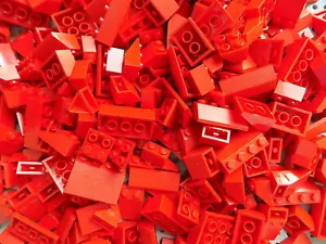 Lego Schrägsteine Dach modulare Burg Stadt Stadt Menge 50 zufällige Auswahl rot - Bild 1 von 10