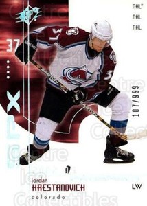 2002-03 SPx #107 Jordan Krestanovich