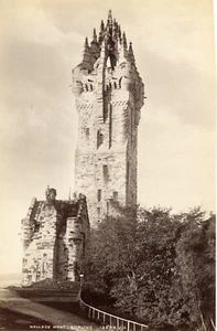 original albumen William Wallace Monument Stirling 13649 JV Scotland - Picture 1 of 1
