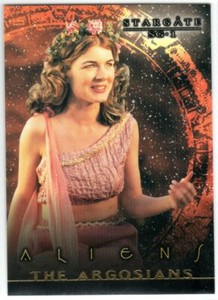 STARGATE SG-1 PREMIERE EDITION 2001 RA ALIENS INSERT X-9 The Argosians