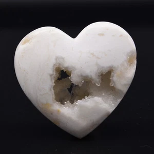 50mm Natural Quartz Crystal Gemstone Snow Agate Heart Healing Mineral Reiki AAA - Bild 1 von 3