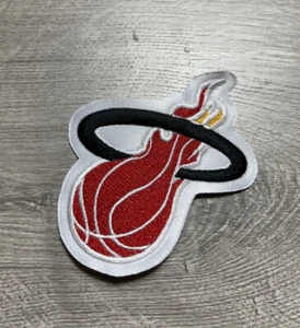 Miami Heat NBA basketball embroidered SEW on patch 3.75 x 3" - Picture 1 of 4