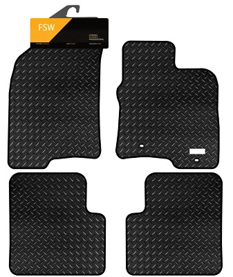 Fits Fiat Panda 2012-2015 Fully Tailored 3MM Rubber Heavy Duty Car Floor Mats - Image 1 of 4