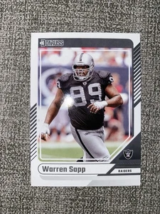 2024 Panini Donruss Football Warren Sapp Oakland Raiders No. 299 NFL - Bild 1 von 2