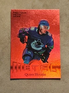 2024-25 Skybox Metal Universe Quinn Hughes Precious Metal Gems Red /100 #RT-19 - Picture 1 of 5