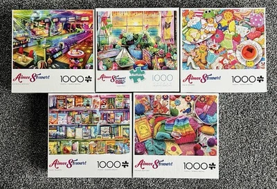Lot Of 5 Aimee Stewart Puzzles - Image 1 of 4