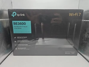 TP-Link Archer BE3600 Dual-Band Wi-Fi 7 Router. Brand New Sealed- Free Shipping - Picture 1 of 6