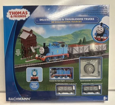 Bachmann HO Scale Thomas & Friends Deluxe Thomas & Troublesome Trucks Set #00760 - Image 1 of 4