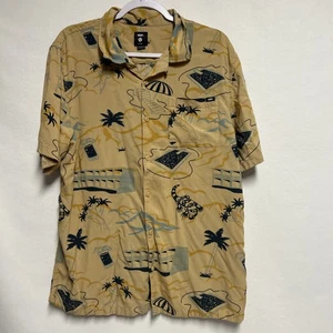 Vans Hemd Herren Extra Large Beige Classic Fit Hawaii Aloha Camp Knopfleiste - Bild 1 von 10