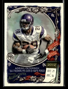 2023 Topps Composite Adrian Peterson #SS-19 Spotless Spans Minnesota Vikings - Picture 1 of 2