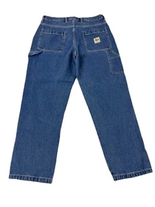 Pantalón de trabajo Stüssy Denim azul doble rodilla - Imagen 1 de 4