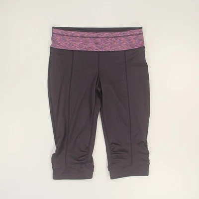Leggings Prana Capri Para Mujer Talla Mediana Ciruela Elastizados Pull-on Yoga Foto 1 de 4