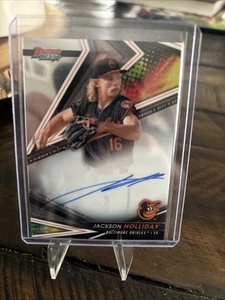 2022 Bowman's Best - Best of 2022 Autographs Jackson Holliday #B22-JH (AU, RC) - Picture 1 of 2