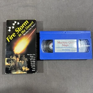Fire Storm in the Desert: Machine Gun Magic (Dillon Productions) NEW sealed VHS - Bild 1 von 10