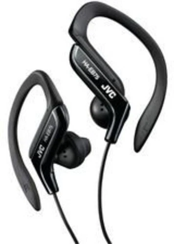 Auriculares deportivos con clip para oreja JVC Haeb75B ajustables a prueba de salpicaduras (negro) [nuevo auricular Foto 1 de 1