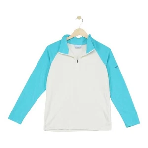 Columbia 1/4 Zip Fleece Girls Size XL Multicoloured Lightweight Pullover Hiking - Picture 1 of 15