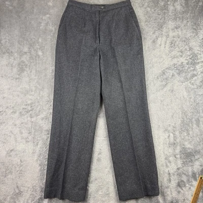 VTG Pendleton Pants Womens 10 Gray 100% Virgin Wool Trousers Lined Made in USA - Image 1 of 4