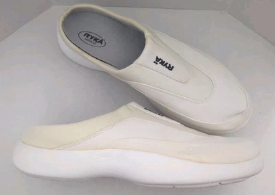 Ryka Sneakers Size 11M Zoy Yo Mule Performance Nitracel Slip On Off-White Shoes - Image 1 of 4