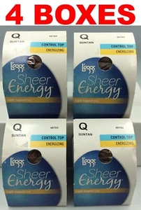 Leggs Sheer Tights SIZE Q Energizing Suntan Tights Light Support, PACK OF 7 - Picture 1 of 5