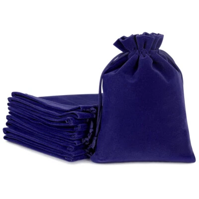 Velvet Bags Jewelry Packing Wedding Party Favors Gifts Drawstring Candy Pouches - Image 1 of 4