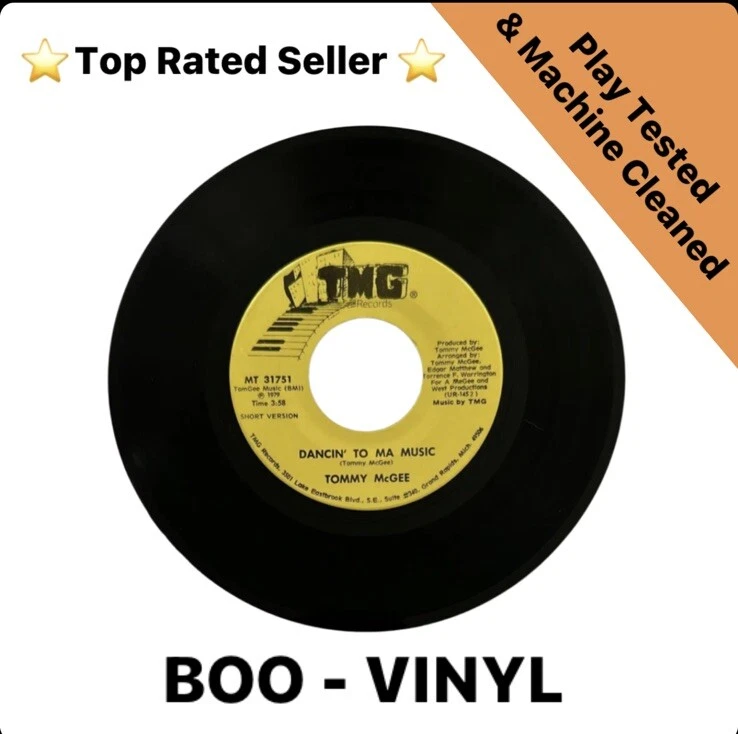 Tommy McGee - Dancin' To Ma Music 7” Disco Funk Soul Vinyl Record VG+ - Bild 1 von 4