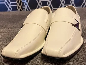Bruno Marc Men Formal Dress Shoes Classic Square Toe Slip On Loafer Shoes - Picture 1 of 8