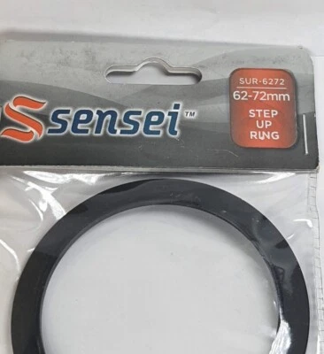 62-72mm Metal Step Up Stepping Lens Filter Adapter Ring 62mm-72mm E62-E72 Sensei - Image 1 of 4