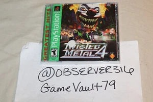 Twisted Metal 4 - Greatest Hits (Sony PlayStation 1, 2000) PS1 NEU SEALED *LESEN* - Bild 1 von 8