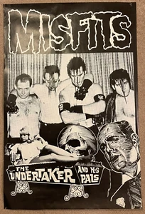 Póster de The MISFITS Undertaker and His Pals Glenn Danzig raro de colección - Imagen 1 de 13