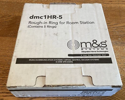 NOB Linear M&S Systems DMC1HR-5 Room Station Rough-In Ring, 5-pack - Image 1 of 4