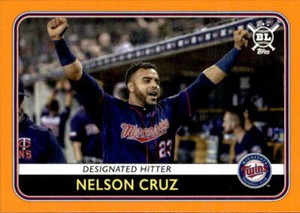 2020 Topps Big League Orange #4 Nelson Cruz Minnesota Twins