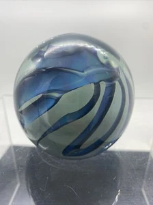 Randy Strong Signed Numbered Studio Art Glass Paperweight 1977 - Picture 1 of 7