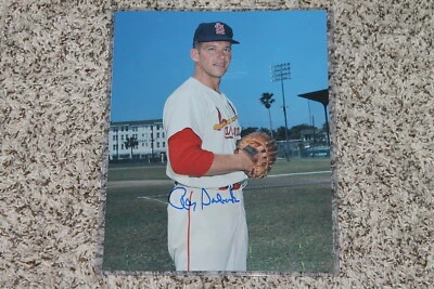 RAY SADECKI AUTOGRAPHED CARDINALS 8X10 PHOTO POSE 3 - Image 1 of 2