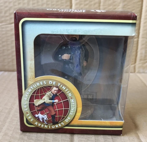 TINTIN- CAPTAIN HADDOCK STATUE FIGURE CARREFOUR MARKET WITH ORIGINAL BOX Cover