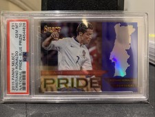 2015 Panini Select Cristiano Ronaldo National Pride Blue Prizm /299 PSA 10 GEMMT