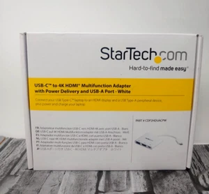 Startech - USB Type-C to HDMI Adapter with Power Delivery& USB Port USB C 4K - Picture 1 of 2