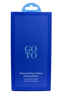 Protector de pantalla de vidrio templado GoTo para Apple iPhone 7 Plus y 8 Plus - Transparente Foto 1 de 4