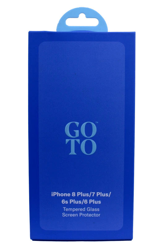 GoTo Tempered Glass Screen Protector for Apple iPhone 7 Plus and 8 Plus - Clear - Image 1 of 4