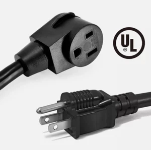 L5-30R Plug to N6-50R Welder Adapter Plug 1.3FT Cable 50A Welder Extension Cord - Picture 1 of 12