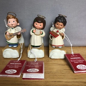 2012 Hallmark Wireless Canto Bambini Angelo Coro Gabriel Faith Michael Musica - Foto 1 di 14