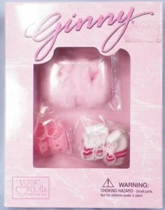 Vogue Ginny Puppenschuhe in OB 8CP23 rosa Hausschuhe & Schuhe Sneaker 1998 #9 - Bild 1 von 4