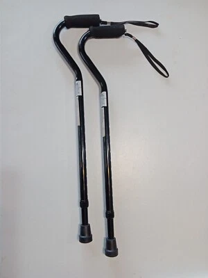 Bastón/bastón para caminar DMI hombres mujeres ligero ajustable 30"-39" 250 lb cantidad. 2 Foto 1 de 4