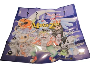 MetaZoo Nightfall 1st Edition Official Glossy Game Mat - Never USED - Foto 1 di 3