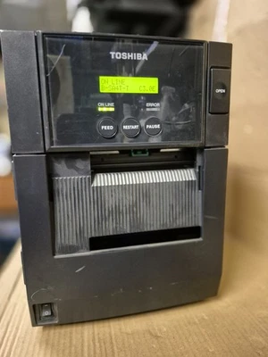 Toshiba Barcode Printer B-SA4TM Untested  - Image 1 of 4
