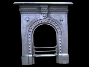 Victorian Edwardian Cast Iron Combination bedroom Fireplace - Picture 1 of 10